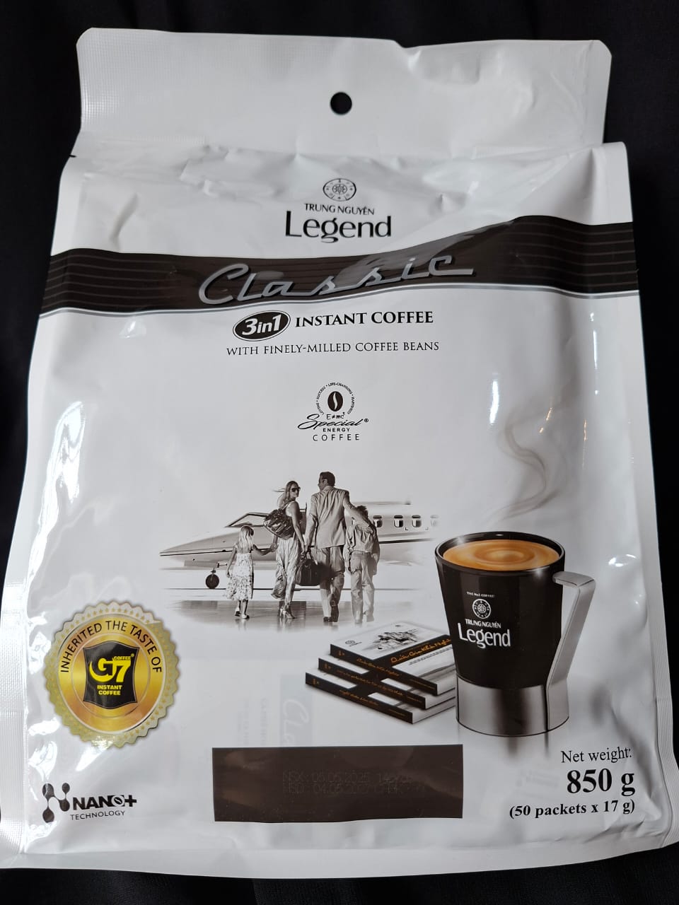 Trung Nguyen Legend Classic 3in1 - 1 pouch bungkus (50 sachets x 17g) 850g kopi sachet instant klasik premium vietnam 3